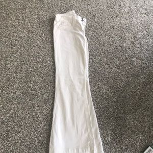 Size 13 white flare pants